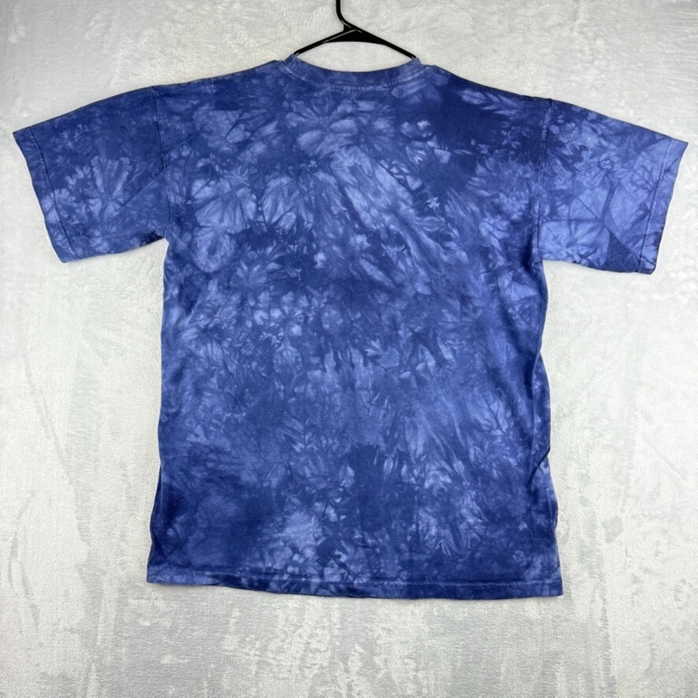 Vintage The Mountain T Shirt Mens XL Lighthouse Dolphins Tie Dye 2000 Purple - Picture 6 of 9